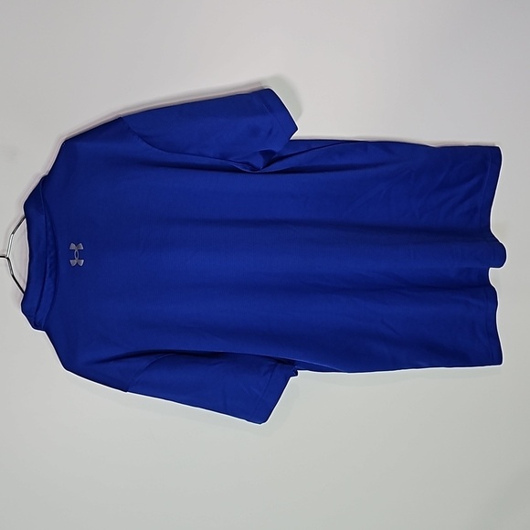 Under Armour blue XL loose fit short sleeve athletic polo - Picture 4 of 6